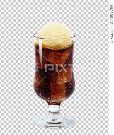 Cola float illustration real 104092704