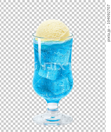 Soda float illustration real 104092707
