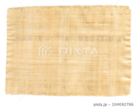 Old papyrus texture isolated on white background 104092766