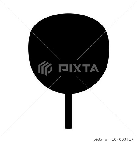 応援ウチワのイラスト 絵柄なし 応援ウチワのイラスト 絵柄なし 104093717