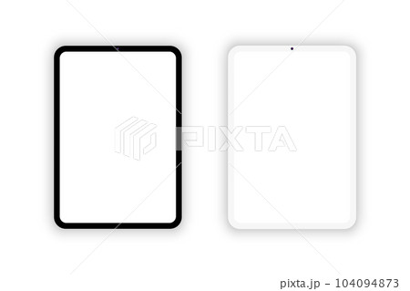 modern computer tablet mock up. Vector illustration 104094873
