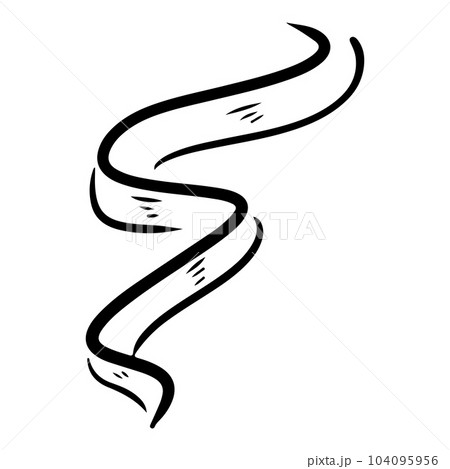 Doodle sketch style of smoke symbol drawn illustration for concept design. Doodle sketch style of smoke symbol drawn illustration for concept design. 104095956