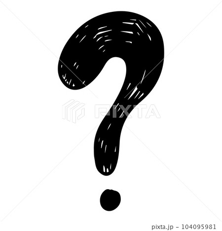 Doodle sketch style of question marks hand drawn illustration. for concept design. Doodle sketch style of question marks hand drawn illustration. for concept design. 104095981
