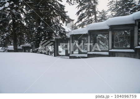 根雪 雪積 積雪 104096759