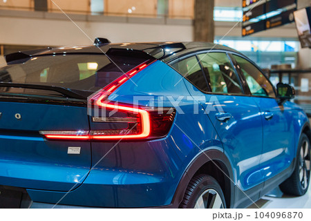 Volvo C40 Recharge 2022 Test Drive Day. Brand new electric car. ECO future. Volvo C40 Recharge 2022 Test Drive Day. Brand new electric car. ECO future. 104096870