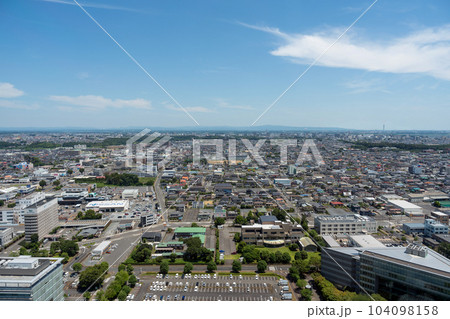 茨城県水戸市の街並み　2023.6月撮影（北方面） 104098158
