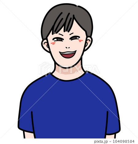 笑顔のダウン症の人物 笑顔のダウン症の人物 104098584