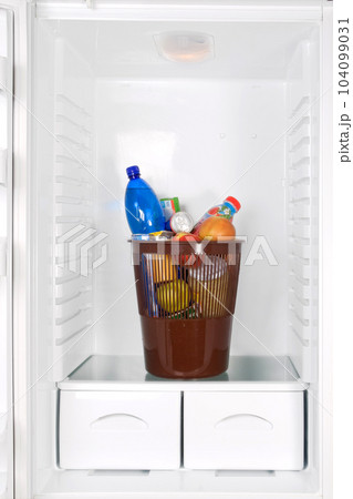 consumer basket in the refrigerator consumer basket in the refrigerator 104099031