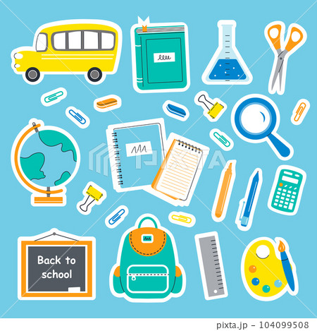 School stickers set School stickers set 104099508
