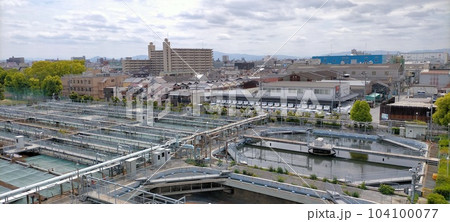 津守下水処理場1系水処理施設 土木学会 選奨土木遺産 津守下水処理場1系水処理施設 土木学会 選奨土木遺産 104100077