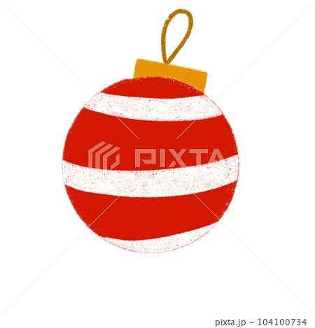 Red Christmas ball Red Christmas ball 104100734