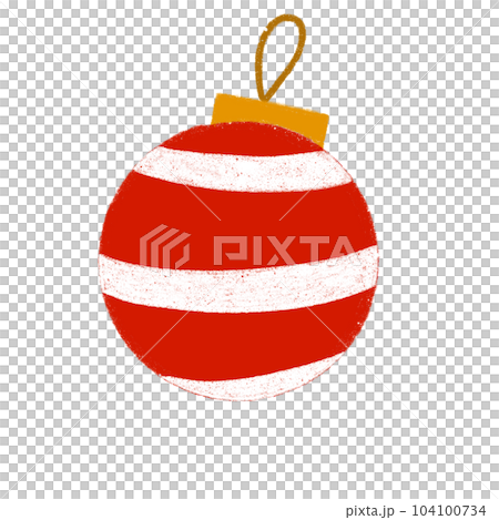 Red Christmas ball Red Christmas ball 104100734