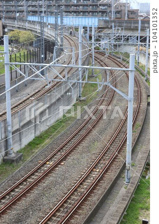 深川検車区行徳分室につながる線路 深川検車区行徳分室につながる線路 104101352