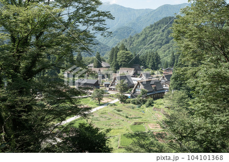 五箇山・相倉合掌造り集落(夏) 五箇山・相倉合掌造り集落(夏) 104101368