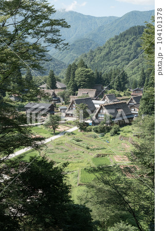 五箇山・相倉合掌造り集落（夏） 104101378