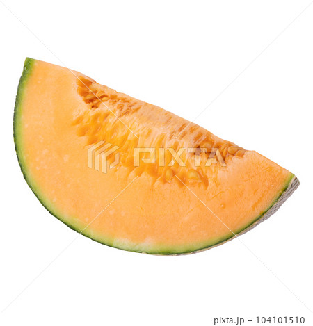 cantaloupe melon isolated on a white background 104101510