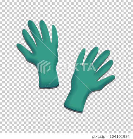 gloves isolated on white, hand drawing, icon , element 104101984