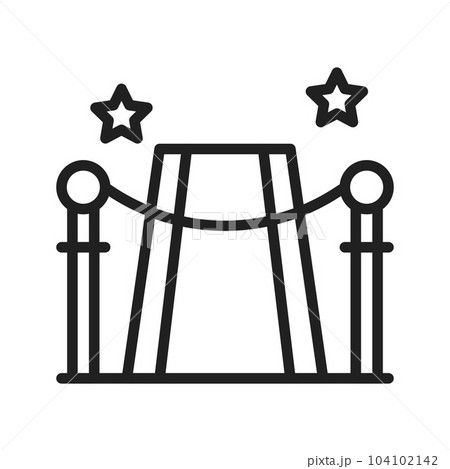 Red Carpet Icon Image. 104102142