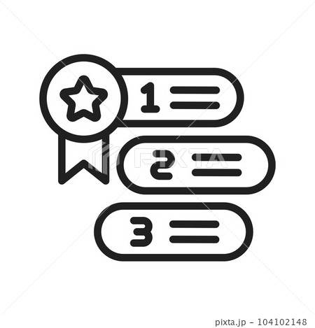Ranking Icon Image. 104102148