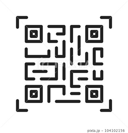 Qr Code Icon Image. 104102156