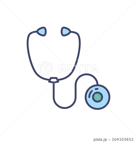 Stethoscope related vector icon. 104103652