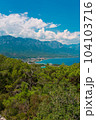 Beautiful view on coast near Kemer, Antalya, Turkey Kemer, Antalya, Mediterranean region, Turkey, Lycia. 104103716