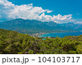 Beautiful view on coast near Kemer, Antalya, Turkey Kemer, Antalya, Mediterranean region, Turkey, Lycia. 104103717