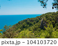 Beautiful view on coast near Kemer, Antalya, Turkey Kemer, Antalya, Mediterranean region, Turkey, Lycia. 104103720