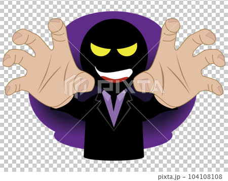 惡棍黑色剪影嚇人 104108108