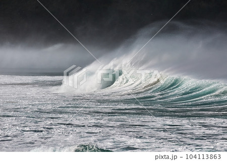 Stormy Waves Breaking Stormy Waves Breaking 104113863