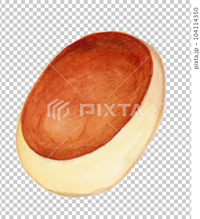 手繪水彩美味栗子包插畫 104114350