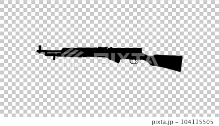 SKS assault rifle vector symbol 104115505