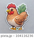 AIイラスト　ニワトリ 104116236