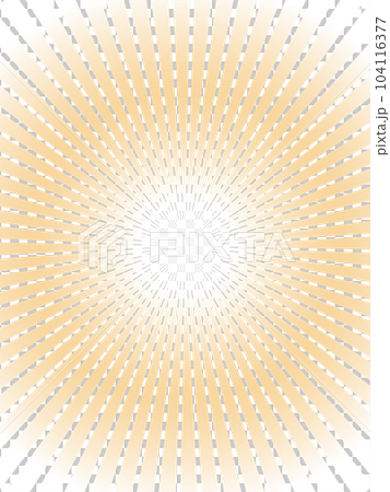 太陽光線が空に輝くイメージの集中線背景_オレンジ_縦 太陽光線が空に輝くイメージの集中線背景_オレンジ_縦 104116377