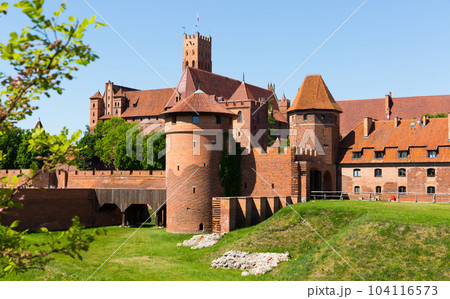 Image of medieval Malbork Castle Image of medieval Malbork Castle 104116573