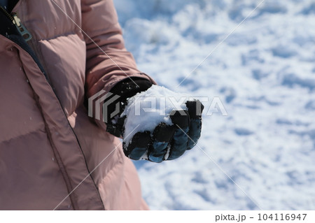 根雪 雪積 積雪 104116947