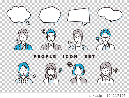 業務圖標集 104117195