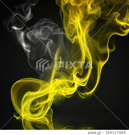 yellow and grey smoke 104117864