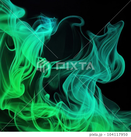 neon green smoke 104117950