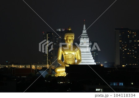Great Buddha of Wat Paknam Phasicharoen in Bangkok Great Buddha of Wat Paknam Phasicharoen in Bangkok 104118334