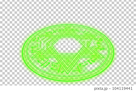 Green magic circle - Stock Illustration [104119441] - PIXTA