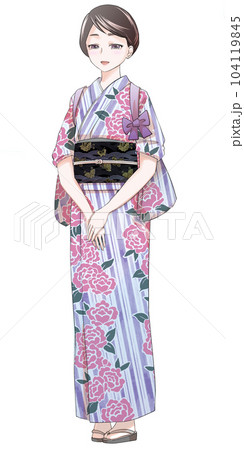 着物女性 喜 着物女性 喜 104119845