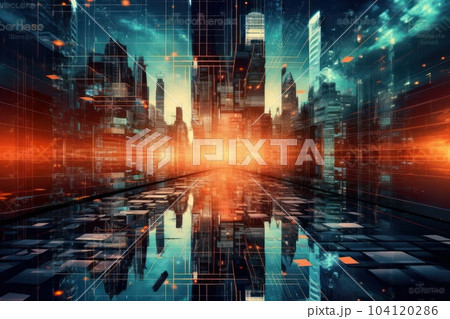 Global business, internet network connection, IoT Internet of Things, business intelligence concept. Busines global network, futuristic technology background. AI generative Global business, internet network connection, IoT Internet of Things, business intelligence concept. Busines global network, futuristic technology background. AI generative 104120286