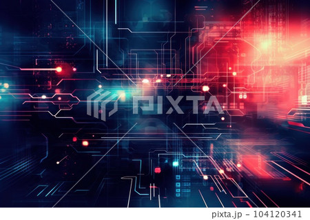 Global business, internet network connection, IoT Internet of Things, business intelligence concept. Busines global network, futuristic technology background. AI generative 104120341