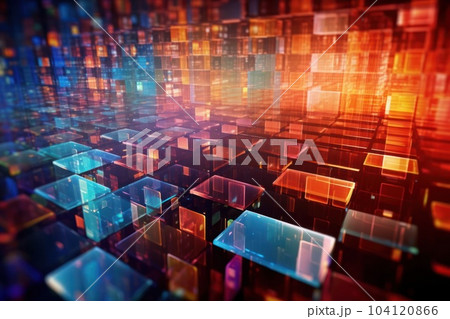 Global business, internet network connection, IoT Internet of Things, business intelligence concept. Busines global network, futuristic technology background. AI generative 104120866