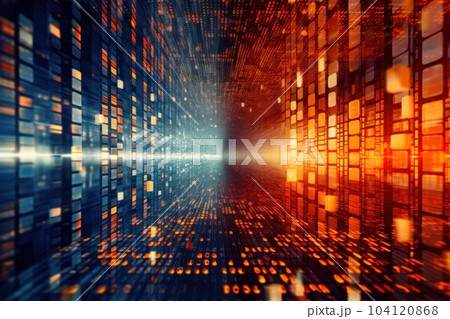 Global business, internet network connection, IoT Internet of Things, business intelligence concept. Busines global network, futuristic technology background. AI generative 104120868