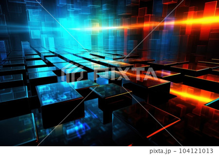 Global business, internet network connection, IoT Internet of Things, business intelligence concept. Busines global network, futuristic technology background. AI generative 104121013