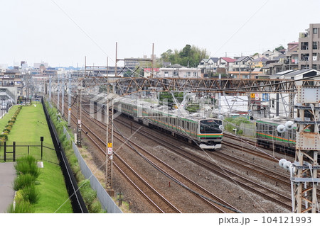 東海道線　横須賀線　大船～戸塚間 104121993