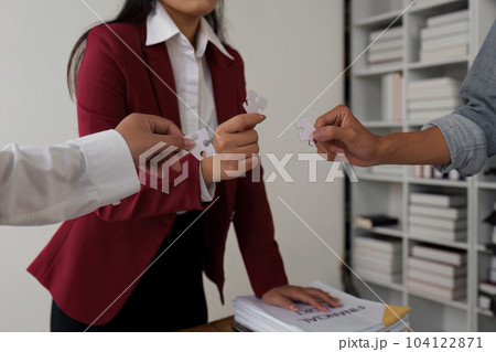 Group of Business discussing to ESG for Environmental Social and Governance, Sustainable environment concept 104122871