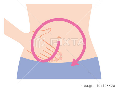 のの字マッサージ 104123478